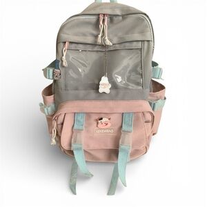 Canvas Kekemi Bear Friends Backpack